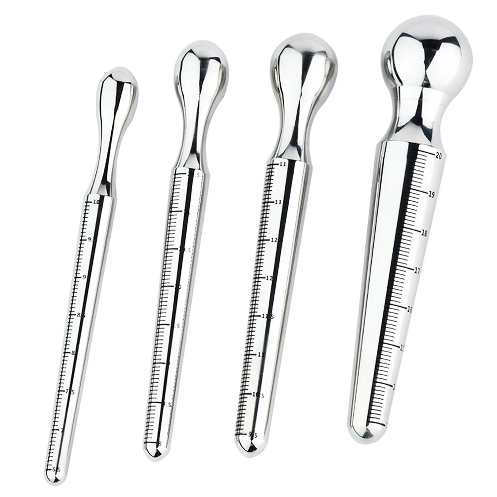 Plug Urétral Acier Inoxydable FAAK – Retard Éjaculation & Prostate | 4 Tailles ou Kit Complet