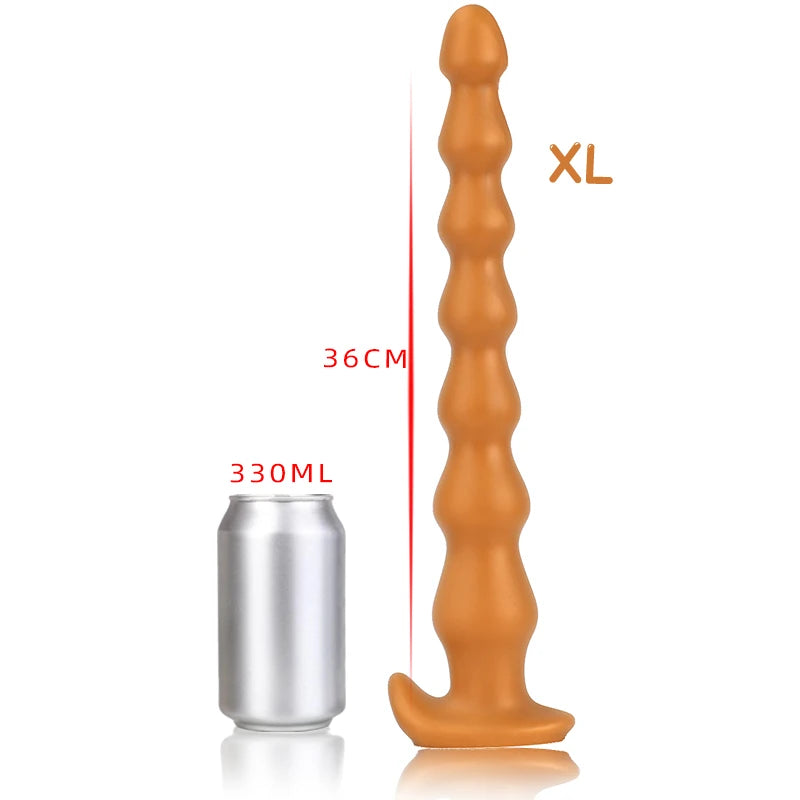 Long Plug Anal Silicone – 7 Designs | 4 Tailles S/M/L/XL | Massage Prostate | Unisexe