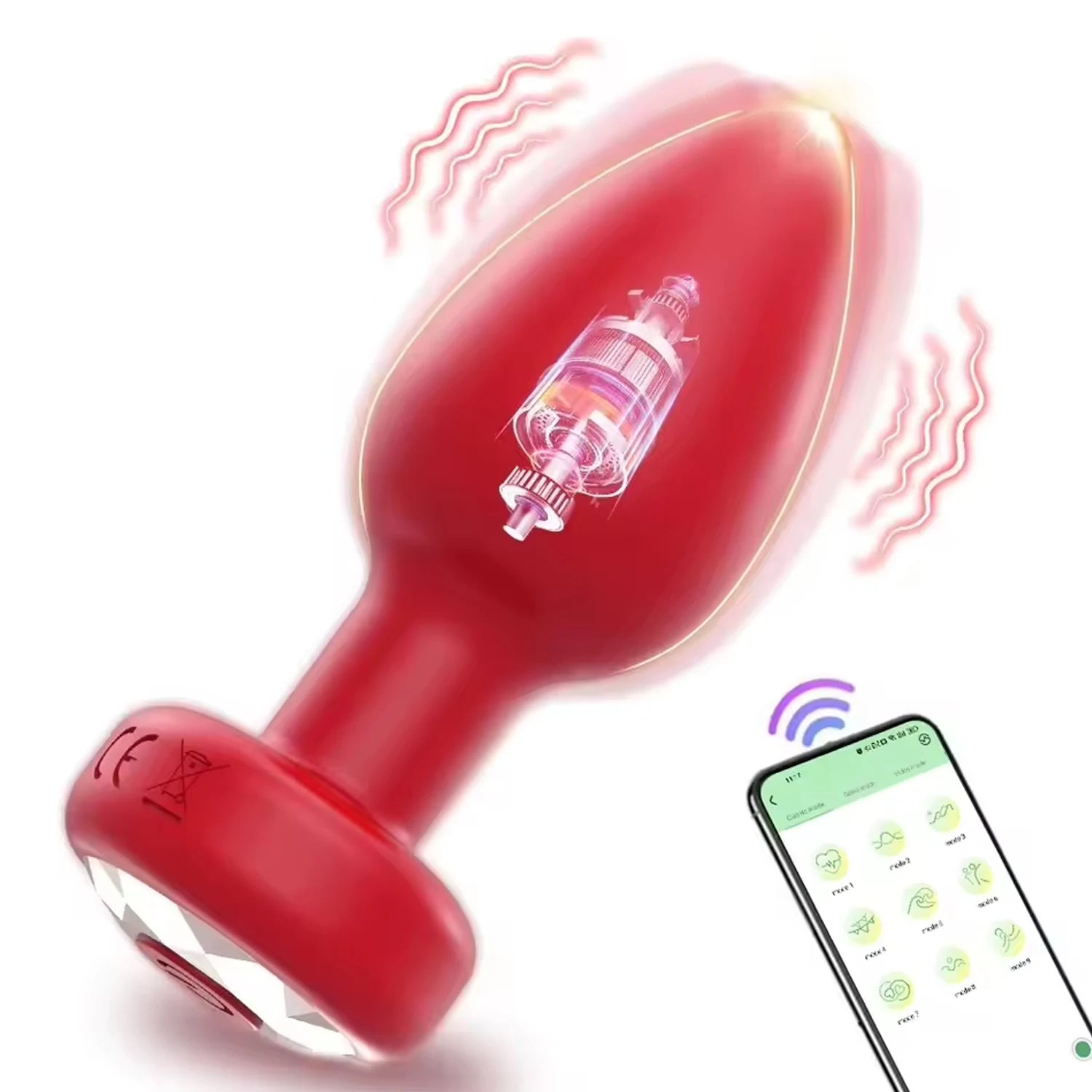 Plug Anal Vibrant Connecté – App ou Télécommande, 10 Modes | Plaisir à Distance