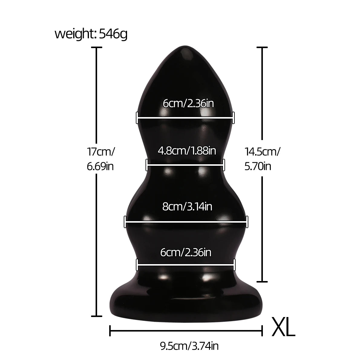 Grand Plug Anal & Billes Anales – Dilatateur Anal | 5 Tailles | Unisexe