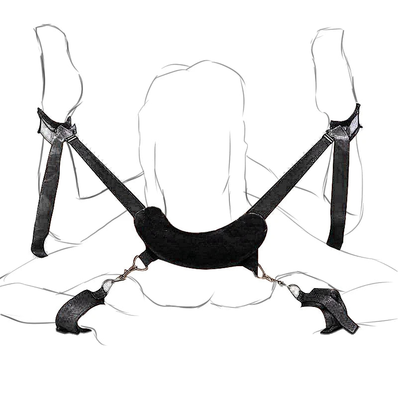 Kit Bondage BDSM Menottes Poignets & Chevilles – Nylon Ajustable