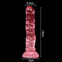 Gode Plug Anal Texturé Ventouse – 4 Tailles & 4 Couleurs