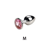 Plug Anal Métal Diamant – Bijou Intime Acier Inoxydable | 5 Tailles XXS à L
