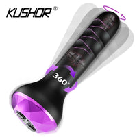 Plug Anal Vibrant & Rotatif – Masseur Prostate Double Moteur 10 Modes