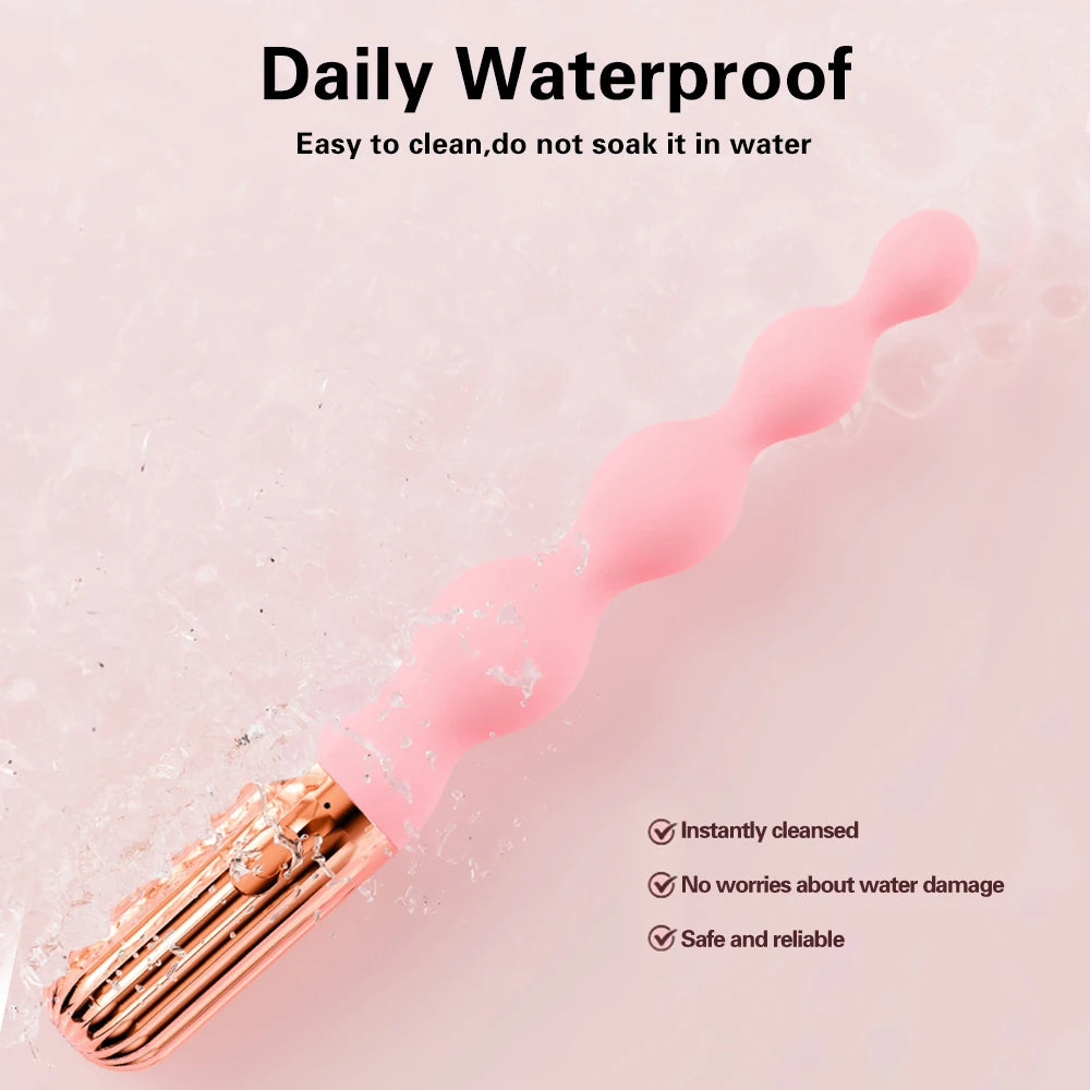 Chapelet Anal Vibrant – Stimulation Multizone Anus, Vagin & Clitoris | Unisexe