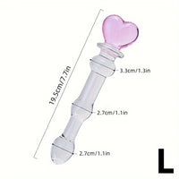 Gode en Verre Cristal – Stimulation Anale, Vaginale & Prostatique | 4 Tailles