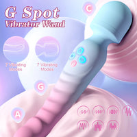 Vibromasseur Baguette Magique AV – Chauffant 40°C & Rotation 360° | 10 Modes