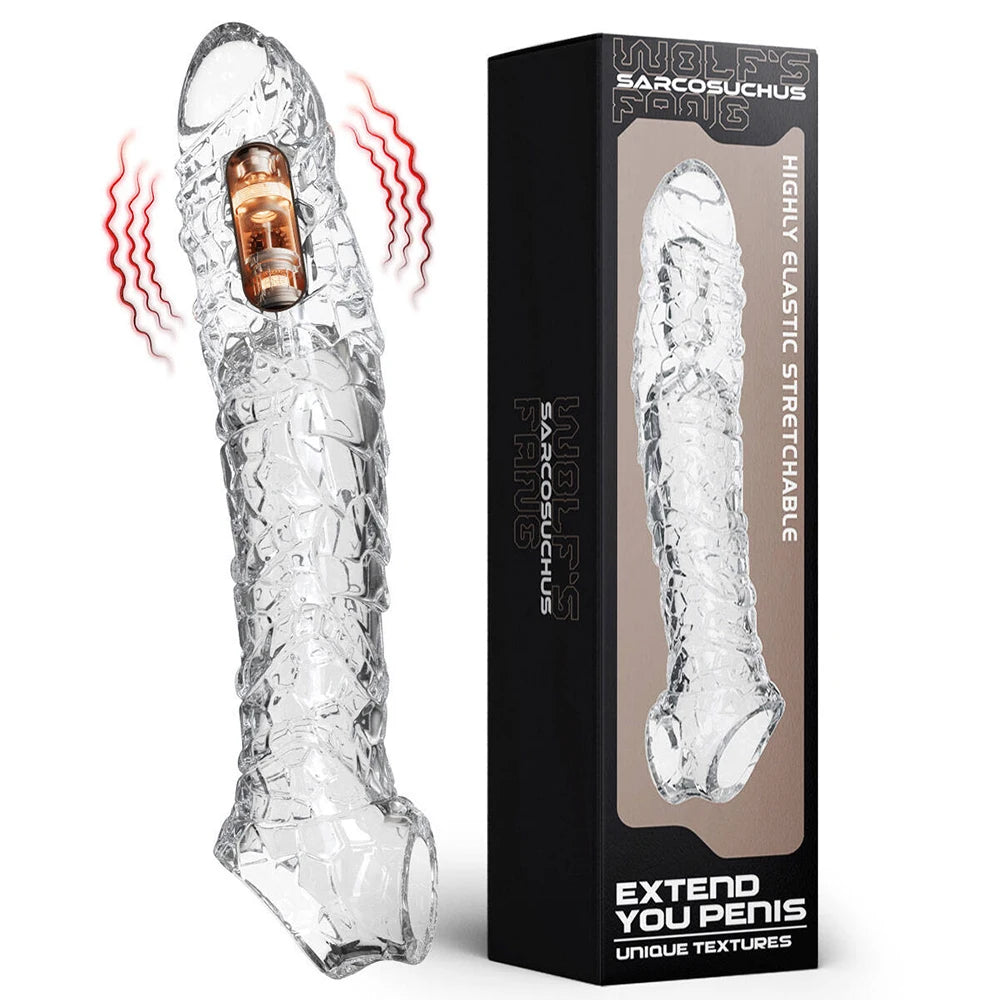 Manchon Extenseur Pénien Vibrant BIRDSEXY – Silicone CE