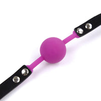 Baillon Boule BDSM en Silicone – Domination & Soumission en Toute Sécurité