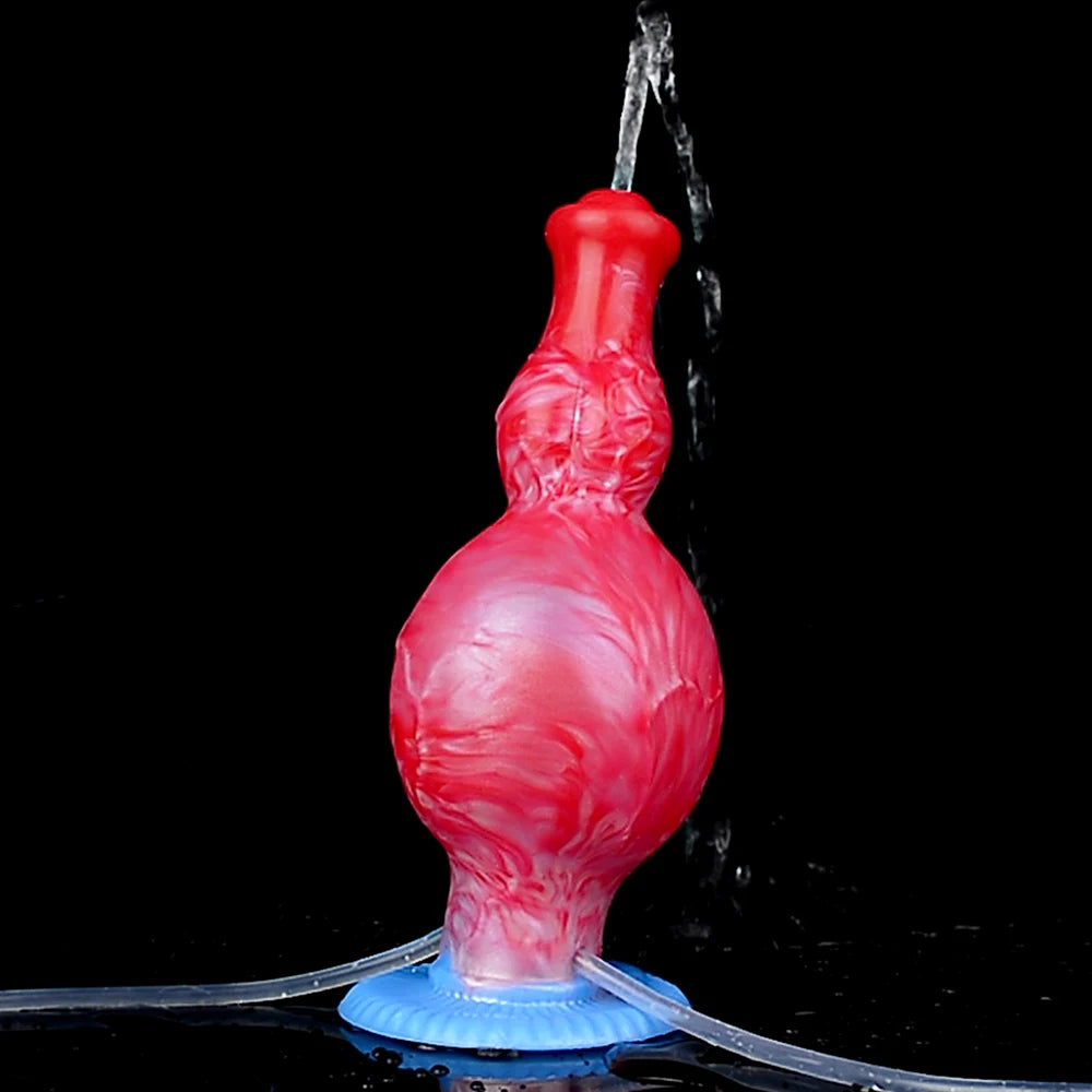 Gode Éjaculateur Gonflable Double Nœud – Plug Anal Gicleur | Unisexe | Tailles S & M