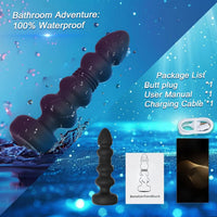 Chapelet Anal Vibrant FairyKiss – Télécommande Sans Fil | Vibrations par Impact | Silicone CE