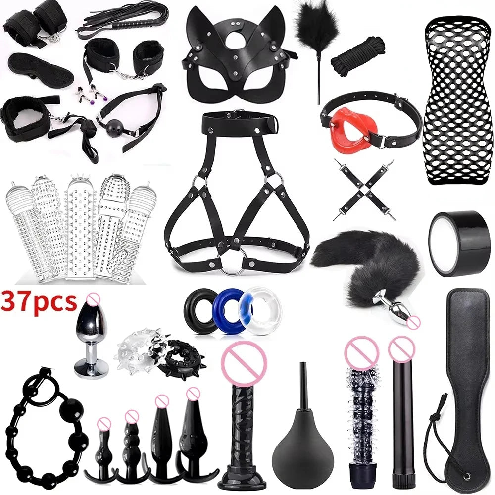 Kit BDSM Bondage Complet – Explorez la Domination en Toute Confiance