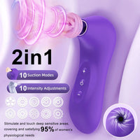 Stimulateur Clitoridien Vacuum & Vibration – 8 Modes | Silicone Certifié FDA