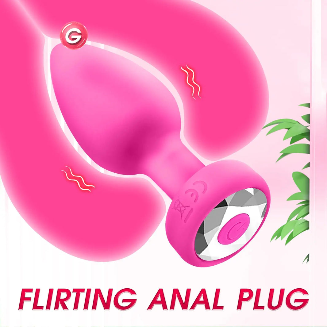 Plug Anal Vibrant Connecté – App ou Télécommande, 10 Modes | Plaisir à Distance