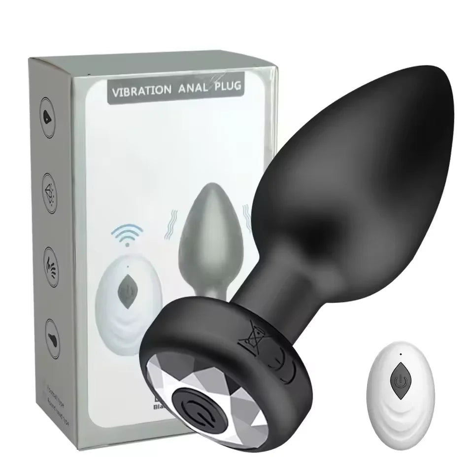 Plug Anal Vibrant Connecté Bluetooth – Contrôle APP à Distance | Silicone | 4 Couleurs