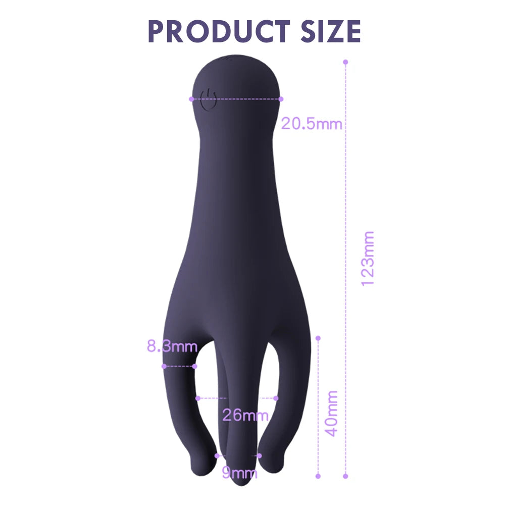 Stimulateur de Gland Vibrant – Entraînement & Retard Éjaculation | 10 Modes | USB Waterproof