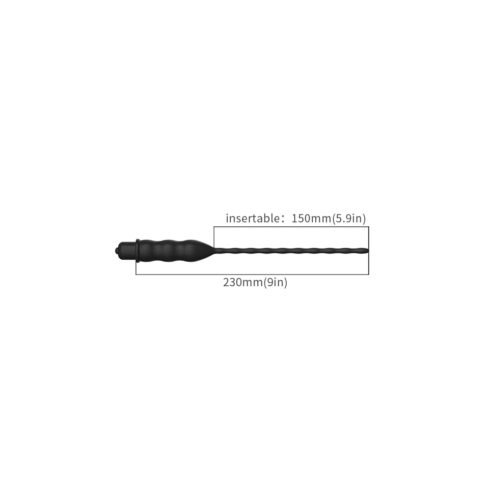 Vibrateur Urétral Vibrant – 10 Fréquences & 3 Tailles | Sounding Pénien