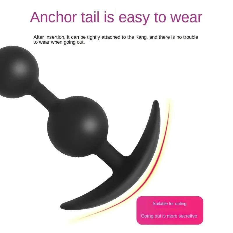 Chapelet Anal Silicone – Stimulation Prostate & Anus | 3 à 6 Billes | CE
