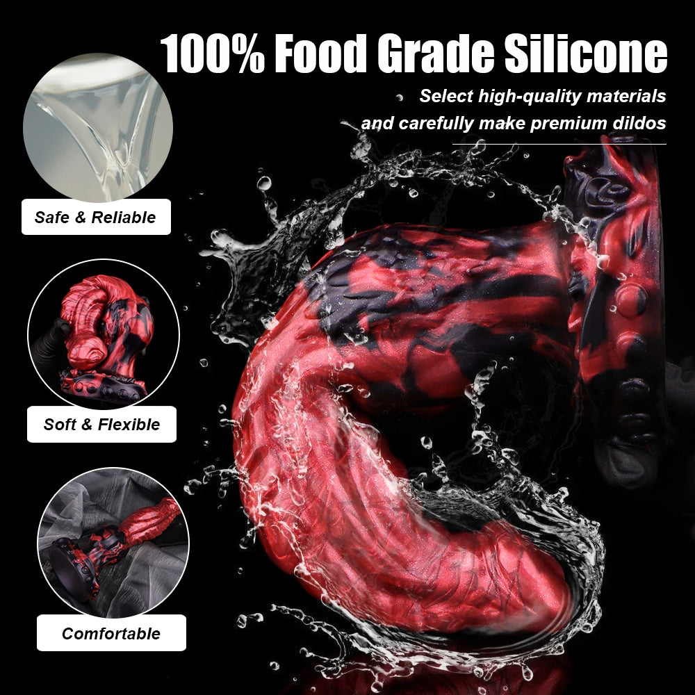 Gode Fantaisie Loup Ventouse – Silicone Médical | 6 Modèles NNSX
