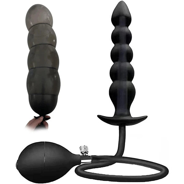 Plug Anal Gonflable avec Pompe – Silicone Médical | 12 Modèles | Dilatation Progressive