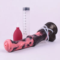 Gode Fantaisie Cheval Éjaculateur Ventouse – Silicone | Harnais en Option