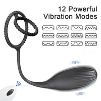Plug Anal Vibrant Masseur Prostate TLUDA – Anneau Pénien Wearable | APP ou Télécommande