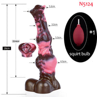 Gode Fantaisie Cheval Éjaculateur Ventouse – Silicone | Harnais en Option
