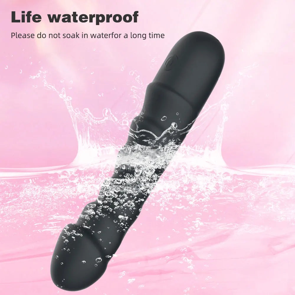Vibromasseur Wand 10 Modes – Stimulation Point G & Clitoris | Silicone