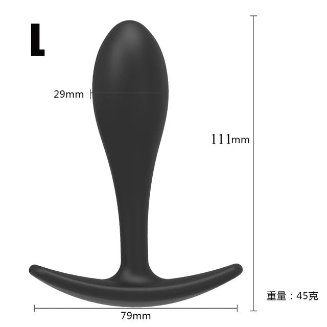Plug Anal Silicone Portable – 6 Formes, 3 Tailles | Masseur Prostatique