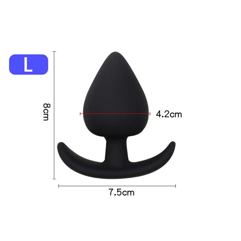 Plug Anal en Silicone – 5 Tailles Progressives pour Débutants & Confirmés