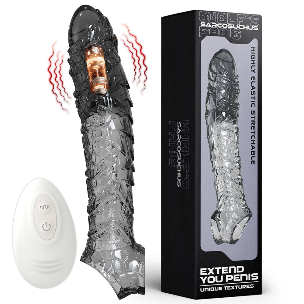 Manchon Extenseur Pénien Vibrant BIRDSEXY – Silicone CE
