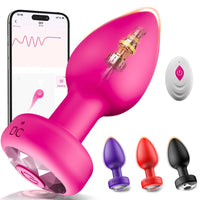 Plug Anal Vibrant Connecté – App ou Télécommande, 10 Modes | Plaisir à Distance