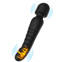 Vibromasseur Baguette Magique AV – Chauffant 40°C & Rotation 360° | 10 Modes