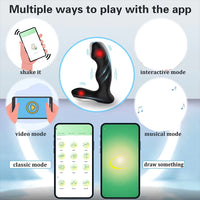 Plug Anal Vibrant Connecté App – Prostate, Anneau Pénien & Retard Éjaculation | Homme