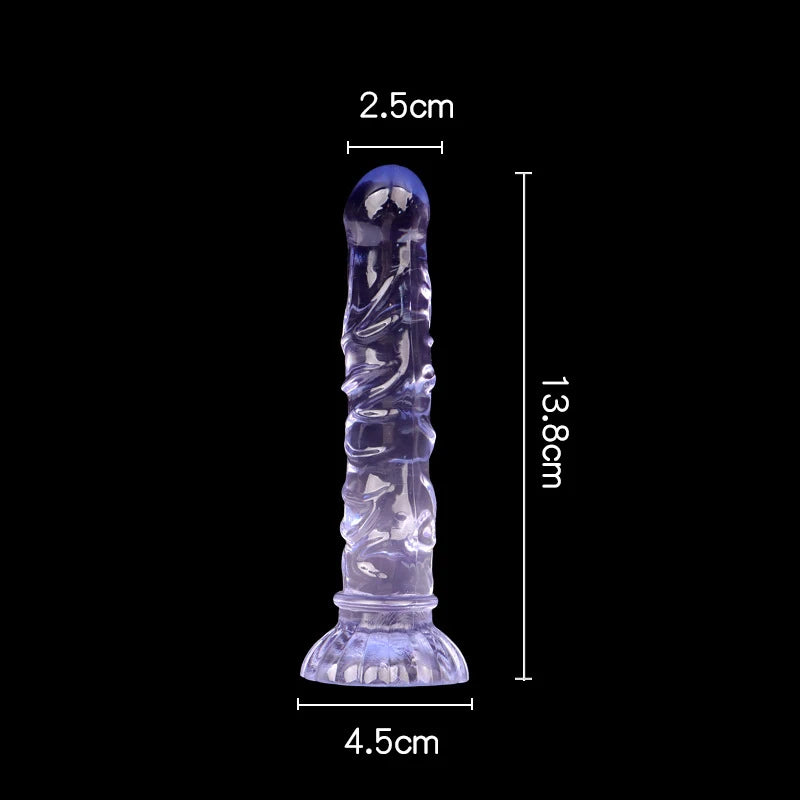 Gode Plug Anal Texturé Ventouse – 4 Tailles & 4 Couleurs