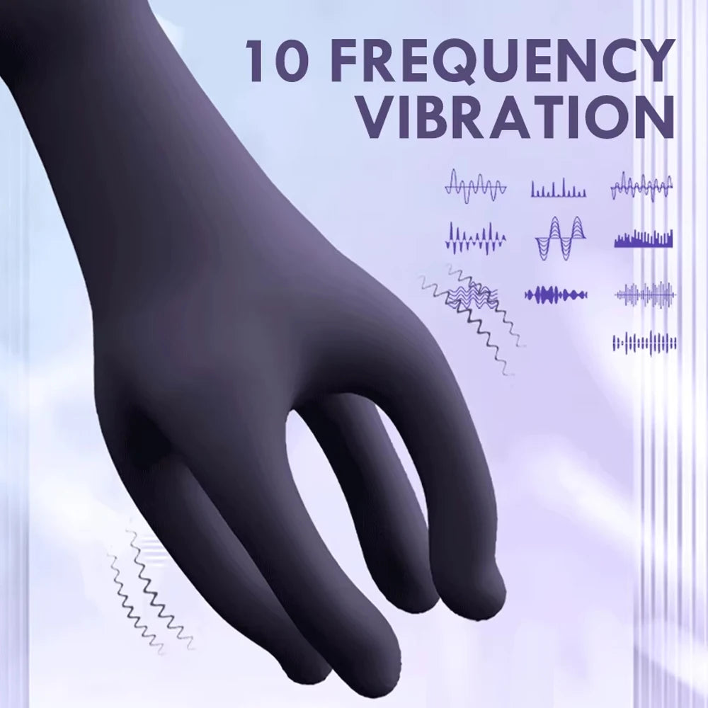 Stimulateur de Gland Vibrant – Entraînement & Retard Éjaculation | 10 Modes | USB Waterproof