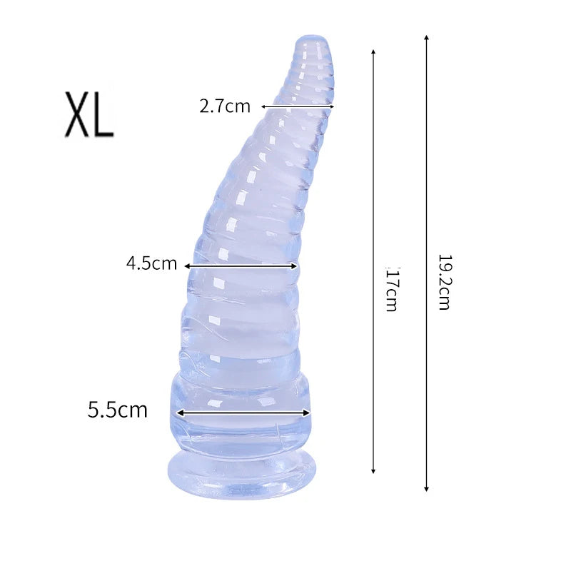 Plug Anal Tentacule Pieuvre avec Ventouse – Silicone | 4 Couleurs | 5 Tailles