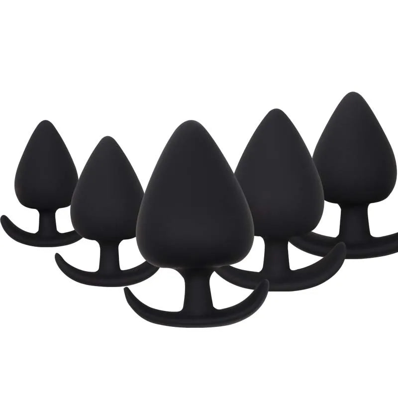 Plug Anal en Silicone – 5 Tailles Progressives pour Débutants & Confirmés
