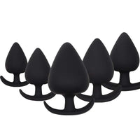 Plug Anal en Silicone – 5 Tailles Progressives pour Débutants & Confirmés