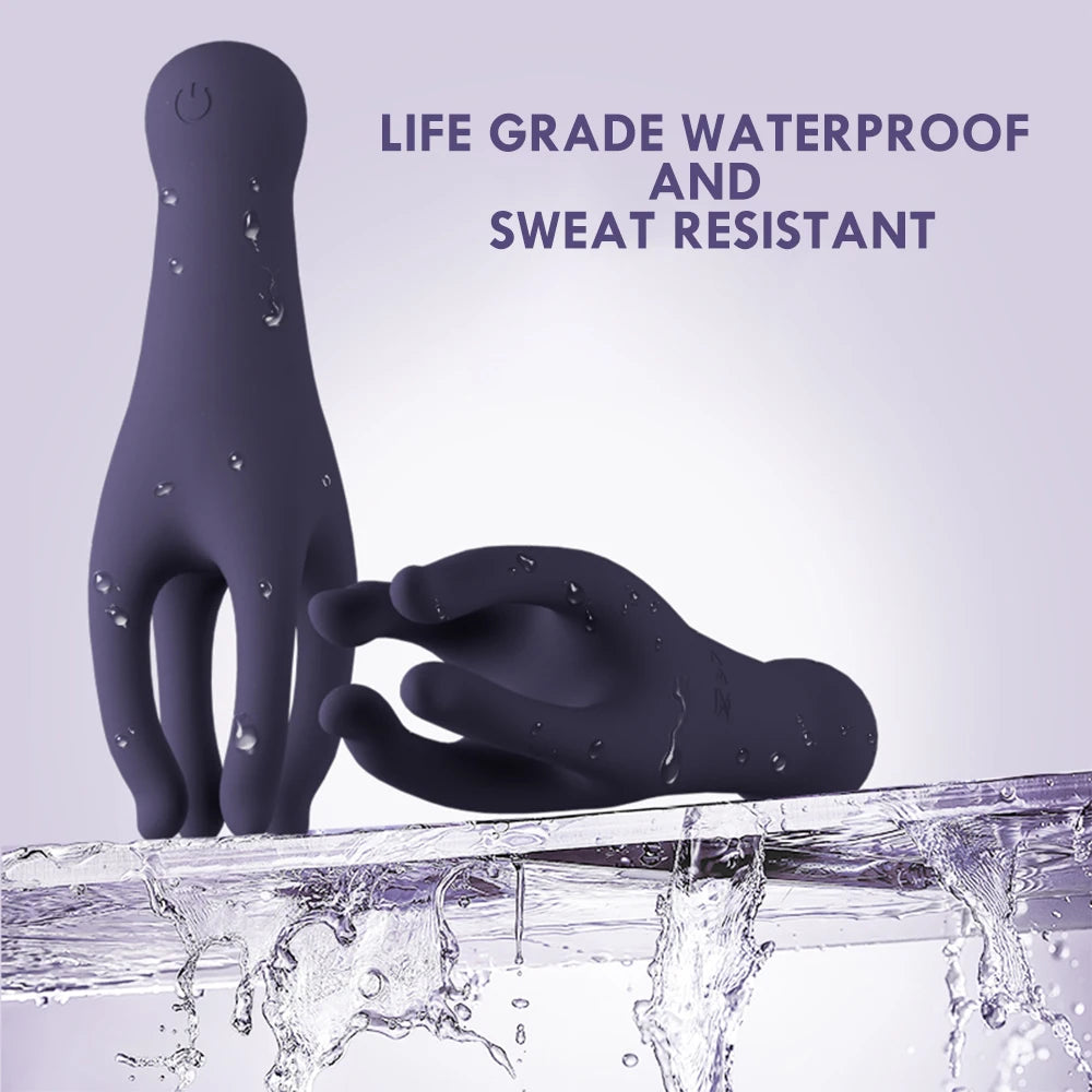 Stimulateur de Gland Vibrant – Entraînement & Retard Éjaculation | 10 Modes | USB Waterproof
