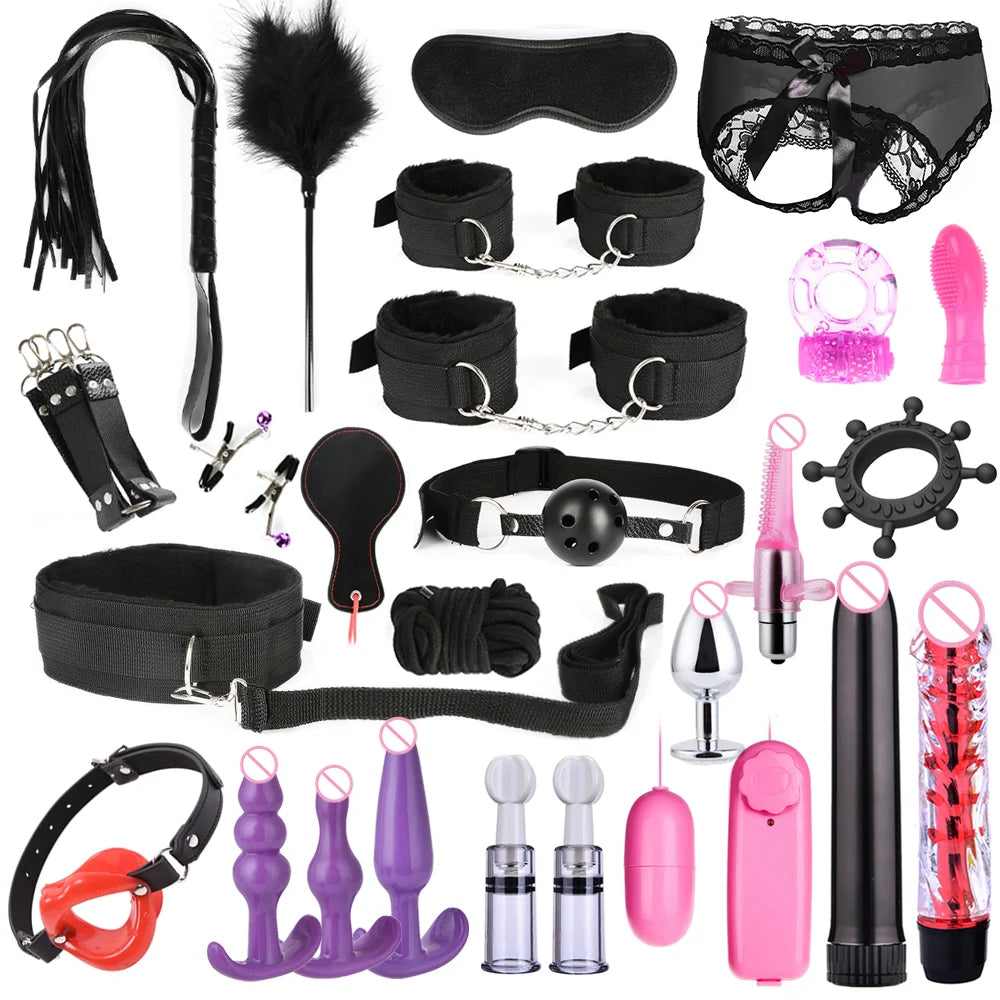 Kit BDSM Bondage Complet – Explorez la Domination en Toute Confiance