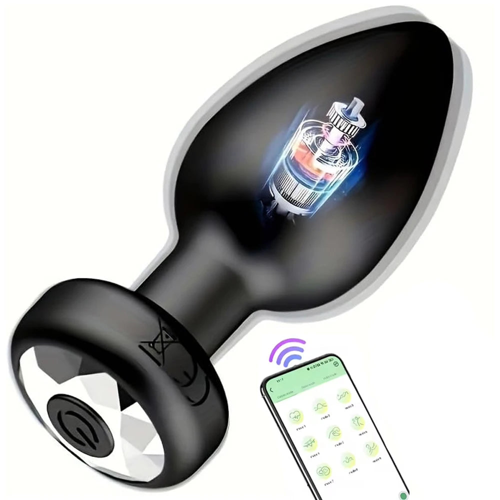 Plug Anal Vibrant Connecté – App ou Télécommande, 10 Modes | Plaisir à Distance