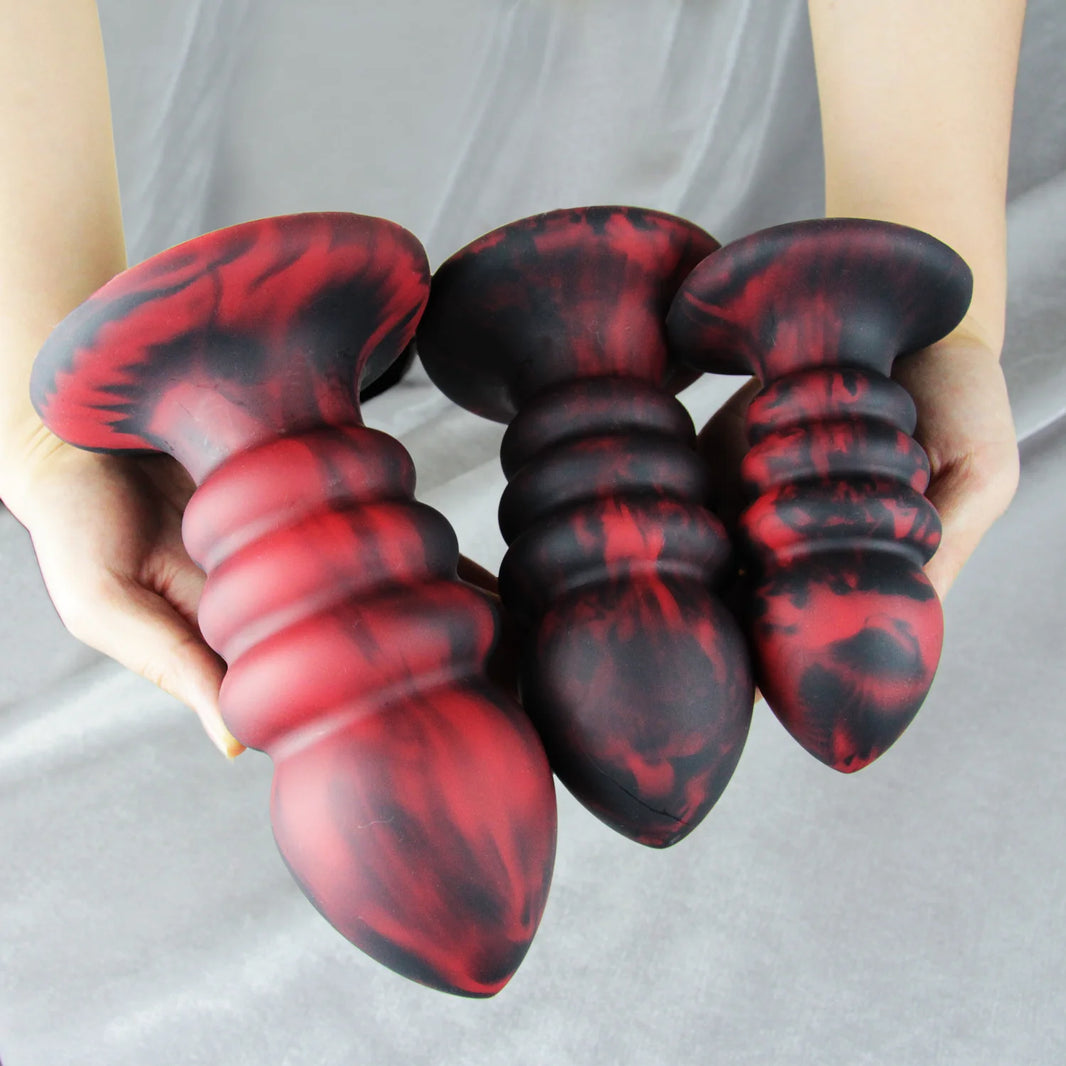 Plug Anal Géant Ventouse YiHH – Silicone | Tête Missile | S/M/L