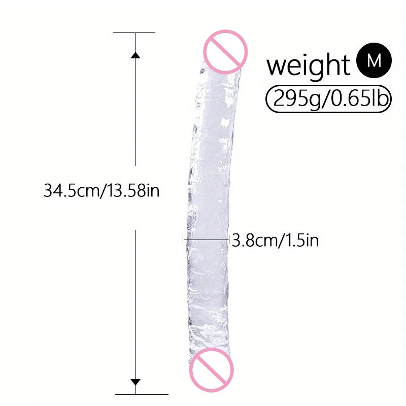Gode Double Tête Flexible & Ventouse – Stimulation Anale & Point G | Mains Libres | 3 Tailles