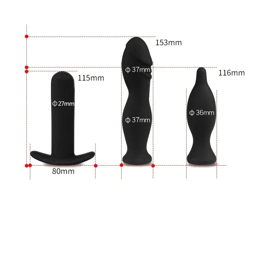 Plug Anal Gonflable avec Pompe – Silicone Médical | 12 Modèles | Dilatation Progressive